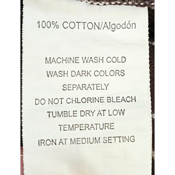 Company 81 Shirt Men's Large Brown White Striped Pearlsnap Western Cowboy Casual - Picture 13 of 13